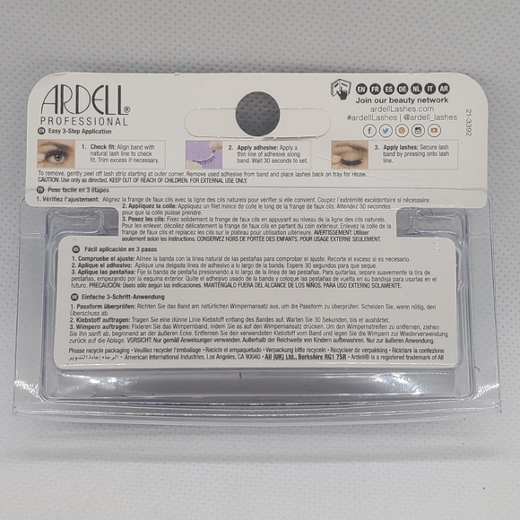 Ardell #116 Package Of 4- Profesional Natural EyeLashes-.makeup - Picture 2 of 5